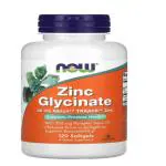 NOW Foods, Zinc Glycinate, 120 Softgels