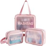MADHAV Cosmetic Bag Small and Large Makeup Bag,Travel Bags for Toiletries Transparent Makeup Bags with Zipper and Handle(Assorted Color) (Small & Large)