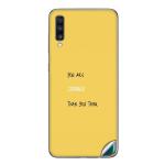 GADGETSWRAP Printed Vinyl Skin Sticker for Samsung Galaxy A70 - You are Stronger Than You Think