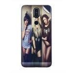 GADGETSWRAP Printed Vinyl Skin Sticker for Nokia 8.1 - Sexy Super Women 1
