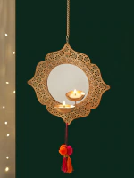 DecorTwist Latticework Tea Light Holder Hanging