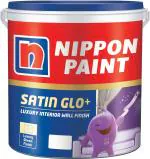 Nippon Paint Satin Glo Plus Interior White Emulsion Wall Paint (1 L)