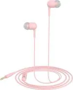 Portronics In The Ear Conch 50 Wired Headset, Pink