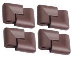 Mopslik 8 Pcs Baby Safety Child Proofing U Shape Edge Protector Corner Guard for Glass and Thin Table Tops