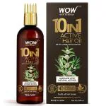 WOW Skin Science 10-in-1 Active Miracle Hair Oil with Comb Applicator - 200 ml