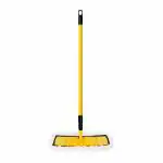 Classy Touch Wet and Dry Cleaning Flat Microfiber Floor Cleaning Mop with Metal Rod Long Handle Dry Mop Microfiber Mops for Floor Cleaning, with Hight Adjustable Handle(44 Cm Flat Mop Size)