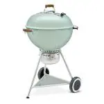 Weber 70th Anniversary Edition Blue Porcelain Kettle Charcoal Grill 107 x 65.5 x 75 cm
