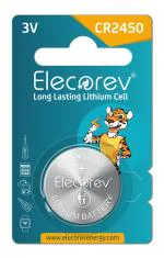 Elecorev CR2450 3v Lithium Coin cell Battery (Pack of 1)