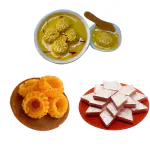 GIFTINGURU Rasmalai, Kaju Katli & Imarti Magnet - Festive Sweet Magnet