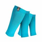 KUE Compression Calf Sleeve for Men & Women|Gym, Sports & Fitness|Calf Support, Blood Circulation, Swelling, Shin Splints, Varicose Veins, Recovery|Pack of 2|Turquoise- L/XL