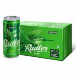 Kingfisher Radler Non Alcoholic Beer Mint Flavour, 300ml, Pack of 24 Cans ( 24 X 300ml)