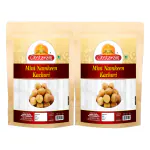 Ghotaram Allahabad Masale wali Dry Kachori Namkeen Nashta Snack | Delicious & Crunchy Mini Kachaudee Namkeen Snacks | Evening Tea Time Mini Kachori Filled with Moong Mung Dal daal-150g*2Pack