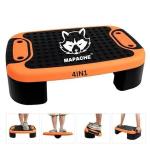MAPACHE 4In1 Aerobic Step Platform Adjustable Multifunctional Balance Board, Steppers for Exercise, Stepper Platform Home Workout Step Up Exercise Step Platform For Balance & Gym Class, Non Slip