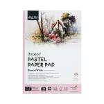 Brustro Artists' Pastel Paper Pad of 24 Sheets (160 GSM), Colour - White, Size - 5 x 7