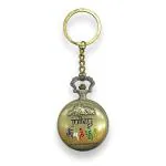 Samvardhan White Keyrings & Keychains Julley-Clock-Keychin-V2M