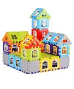 ADKD My Happy House 72 Pcs Mega Jumbo Building Blocks with Attractive Windows(72 Blocks + 36 Windows)