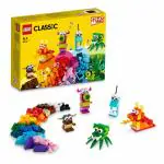 LEGO Classic Creative Monsters 11017 Building Kit with 5 Toys for Kids (140 Pieces)