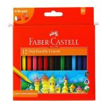 Faber-Castell Grip Erasable Crayon Set - Pack of 12 (Assorted)