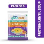 Fast&Up Goodeatz Instant Protein Lentil Soup Pack of 6