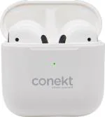 Conekt White Mini Tws Bluetooth Buds Headset With Mic