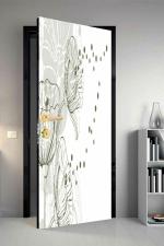 Qth Floral Dor-2704 Design Door Sticker