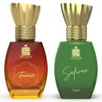 AdilQadri Tabish & Safwan Luxury Alcohol Free Sweet Arabic & Fruity Fragrance Roll-On Attar Perfume For Unisex (12 Ml Each)