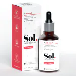 Sol. 1% Retinol Anti-Aging Face Serum | With Hyaluronic Acid Base | Reduces Fine Lines & Wrinkles | Boosts Collagen & Elastin Production | For Men & Women | Non-irritating | 20 ml