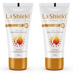 La Shield Anti Acne Sunscreen Gel Unscented - 50 Gm Each (Pack Of 2)