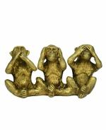 Monkeys Brass Collectible Handicraft Art By Bharat Haat