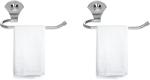 Flaner Towel Ring - Bathroom Towel Holder - Stainless Steel Towel/Napkin Ring(Set Of 2) 10 Inch 1 Bar Towel Rod (Pack Of 2)