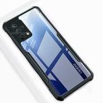 AmericHome Oppo A74 5G, Model CPH2263 Black, Transparent Rubber Dual Protection Mobile Back Cover