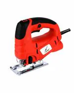 AGNI Electric Jigsaw Machine 65mm A1524 Corded Electric Wood and Metal Cutter with Powerful Brush Motor 570W, Soft Handle, for Cutting Wood, Sheet, Metal and Plastic (Royal Red)