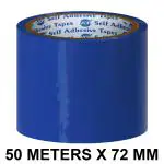 VCR Blue Color Tape - 50 Meters in Length - 72mm / 3