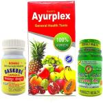 Herbshd AYURPLEX Syrup 450ml & PERFECT HEALTH & GASKURE 50 Capsule For Health Care(combo pack)