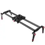 HIFFIN Camera Slider, Adjustable Carbon Fiber Camera Dolly Track Slider Video Stabilizer Rail with 4 Bearings for Camera DSLR Video Movie Photography Camcorder (120cm)