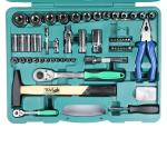 Eastman Socket and Bit Set, Chrome Vanadium Steel, Knurled Sockets, BMC Pack, Set Of 100pcs, E-2302