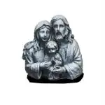 Genric Grey Resin Antique Jesus Christ Holy Family Statue