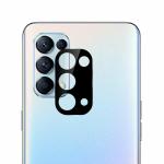 Kite Digital Oppo Reno 5 [Black] Back Camera Lens Protector Tempered Glass Full Camera Coverage with Easy Installation Kit