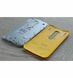 Imbi Yellow Fiber Back Panel For Motorola Moto G3
