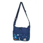Mee Mee Dark Blue Multipurpose Baby Diaper Bag - Water-Resistant, Spacious Organizer with Insulated Bottle Pocket & Travel-Friendly Compartments