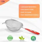 Kitchen Expert Stainless Steel Soup Strainer | Set of 1 (13.5cm) | Food/Juice Strainer | Liquid Filter | Large Channi for Soup | Strong Handle & Anti Rust Channi