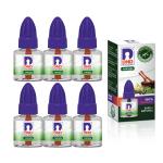 DND 100% Ayurvedic Mosquito Repellent Liquid Vaporiser| Ayush Approved| PO of 6 - 45 ml Each