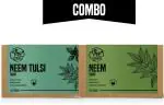The Herbal Natural Handmade Neem, Neem Tulsi Combo Soap for Men and Women 250 g (Pack of 2)