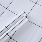 Kuber Industries White XPE Oil Proof Wallpapers (300 x 60 cm) ( 5)