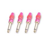 MX 6.35 mm Mono Male Connector for Amplifier (pack of 4)