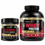 MuscleXP Essential Nutrients Combo | Amino Blend 400g + Whey Protein 2Kg