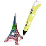 3 idea Imagine Create Print 2023 Upgraded 3D Pen Yellow Smart & Intelligent Drawing doodler 3D-Pen