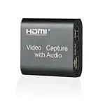 7 Seven 4k HDMI Screen Capture Recorder for Laptop Pc TV Set Top Box Dslr Camcorder Support USB 3.0 with Audio 3.5mm and Hd Loop Out