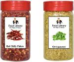 Food Library Red Chilli Flakes And Oregano Sprinkler, 50 G (Combo Of 2)