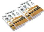 Askprints 50 Sheet A5 Sketchbook Set of 4-5.8 x 8.3 Inch | Top Spiral-Bound Sketchpad for Artists | Sketching and Drawing Acid Free Paper, for Doodling
